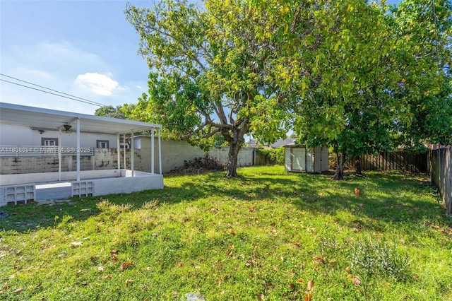 739 W 30th St, Hialeah, FL 33012 - view of yard with a patio area