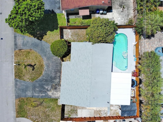 3201 NE 9th Ter, Pompano Beach, FL 33064 - bird's eye view of a pool