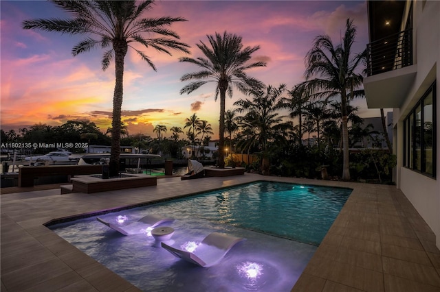 12880 N Bayshore Dr, North Miami, FL 33181 - swimming pool with a patio area