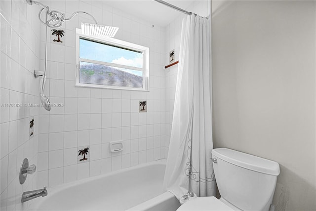 9866 SW 111th Ter, Miami, FL 33176 - bathroom featuring shower / tub combo and toilet