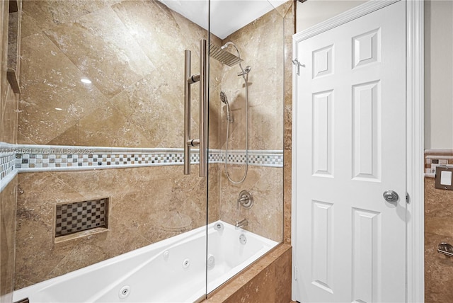 9866 SW 111th Ter, Miami, FL 33176 - bathroom featuring a combined bath / shower with jetted tub