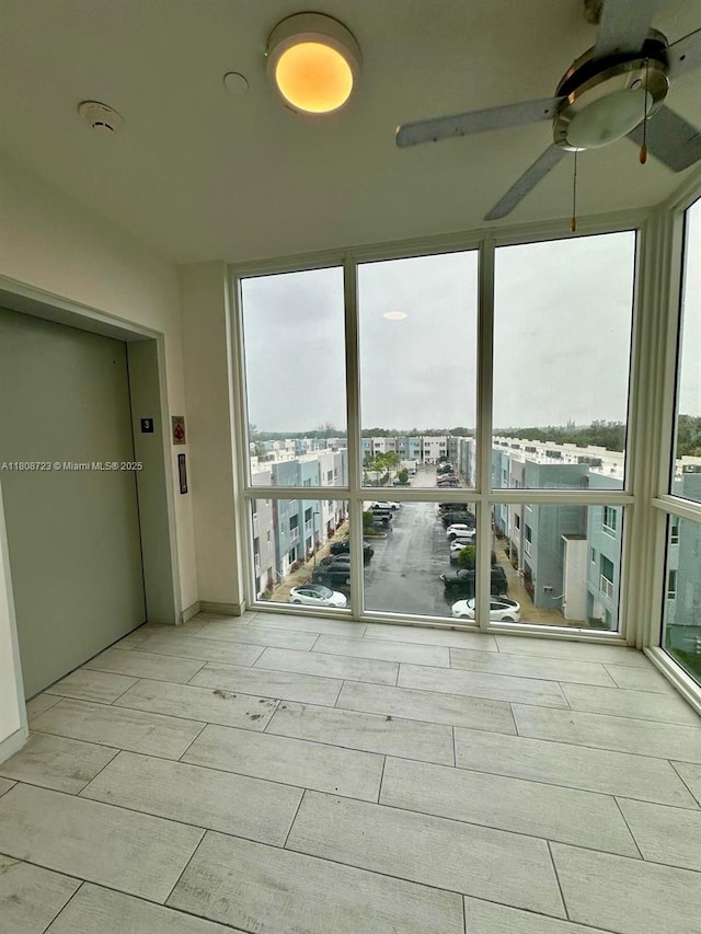 19380 NE 26th Ave Unit 305, Miami, FL 33180 - view of unfurnished sunroom