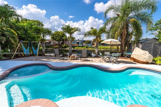 9362 NW 24th Pl, Sunrise, FL 33322 - view of pool with a patio area