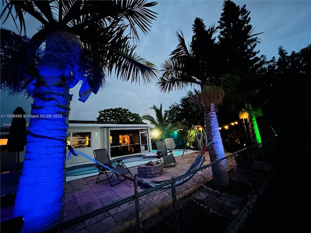 9362 NW 24th Pl, Sunrise, FL 33322 - outdoor pool featuring a patio area and a hot tub