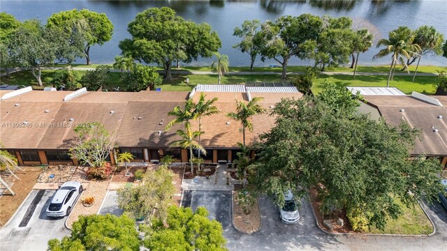 10760 Hickory Ave, Pembroke Pines, FL 33026 - view from above of property featuring a nearby body of water