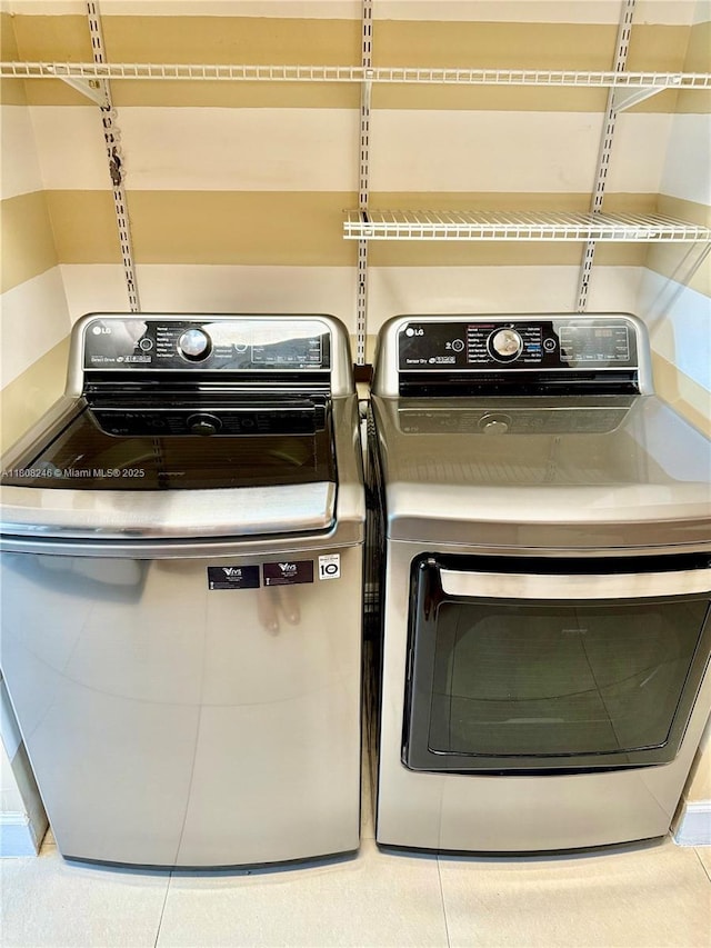 10760 Hickory Ave, Pembroke Pines, FL 33026 - washroom with washing machine and dryer