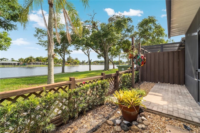 10760 Hickory Ave, Pembroke Pines, FL 33026 - view of yard featuring a water view
