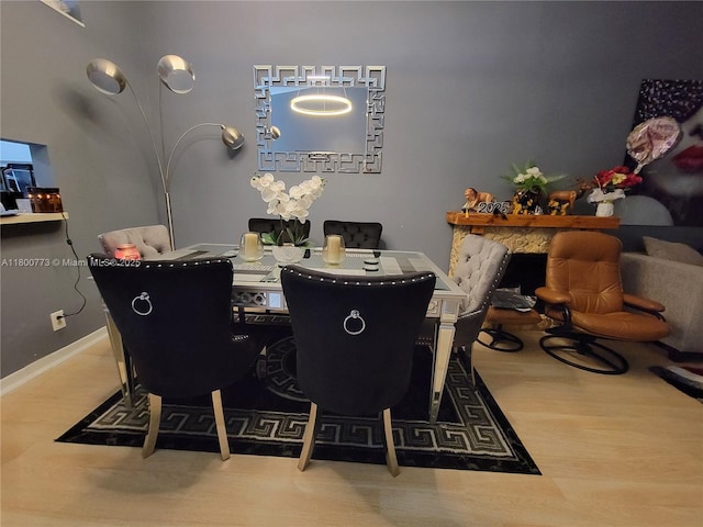 1025 Green Pine Blvd Unit B, West Palm Beach, FL 33409 - dining area featuring wood finished floors