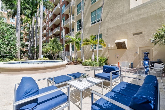 2001 Biscayne Blvd Unit 2308, Miami, FL 33137 - view of patio / terrace