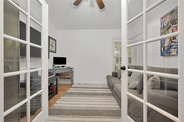 2215 SW 14th Pl, Boca Raton, FL 33486 - living area with a desk and light tile patterned floors