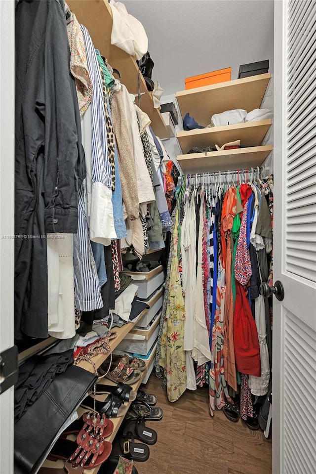 2215 SW 14th Pl, Boca Raton, FL 33486 - walk in closet with wood finished floors