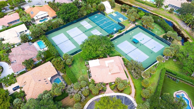 2215 SW 14th Pl, Boca Raton, FL 33486 - aerial view of property and surrounding area with nearby suburban area