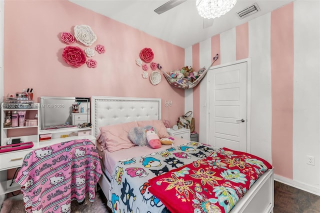 17612 SW 153rd Ave, Miami, FL 33187 - bedroom with baseboards and ceiling fan