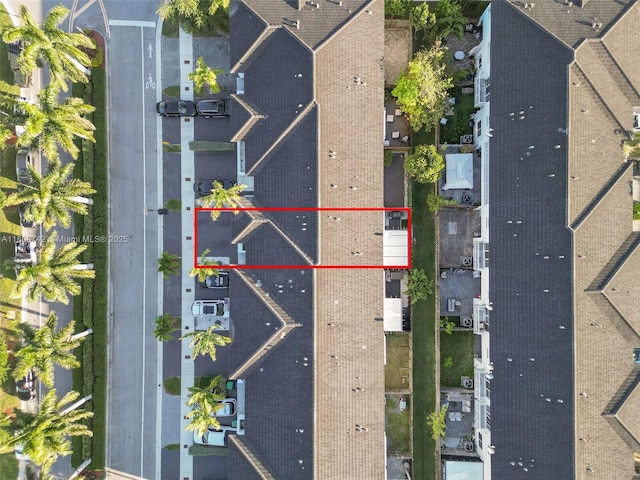 17612 SW 153rd Ave, Miami, FL 33187 - aerial view of property's location with property parcel outlined