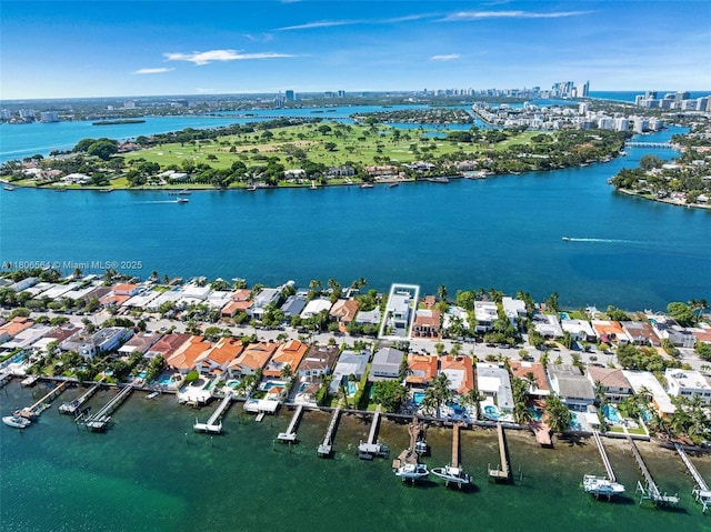 1351 Stillwater Dr, Miami Beach, FL 33141 - view of urban area with a nearby body of water