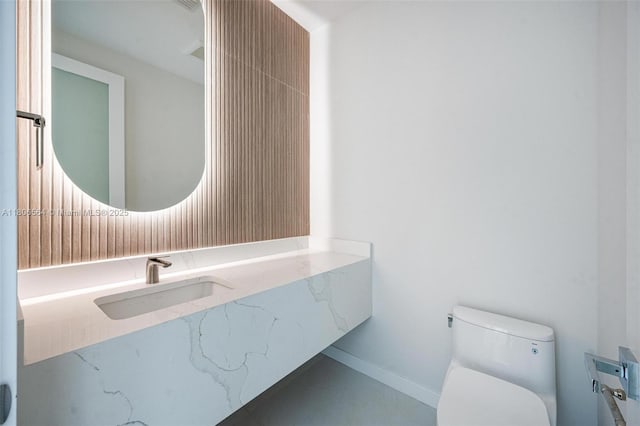 1351 Stillwater Dr, Miami Beach, FL 33141 - bathroom featuring a sink and toilet