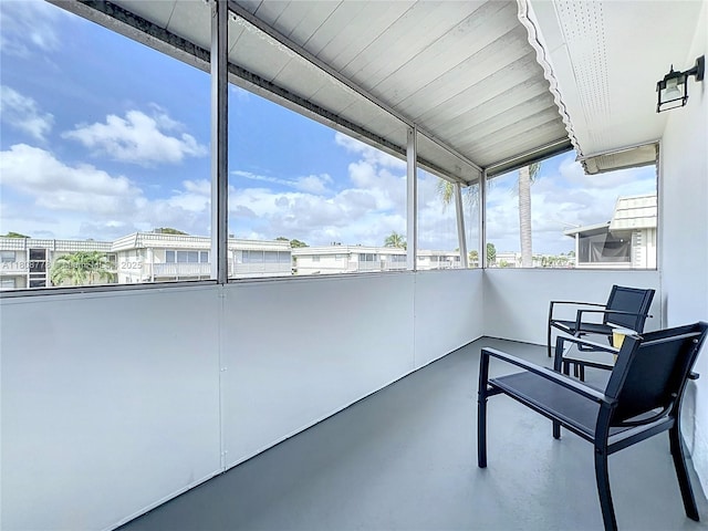 515 Monaco K Unit 515, Delray Beach, FL 33446 - sunroom / solarium with concrete floors and healthy amount of natural light
