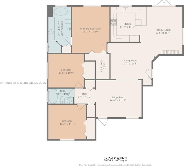 17833 SW 149th Pl, Miami, FL 33187 - view of property floor plan