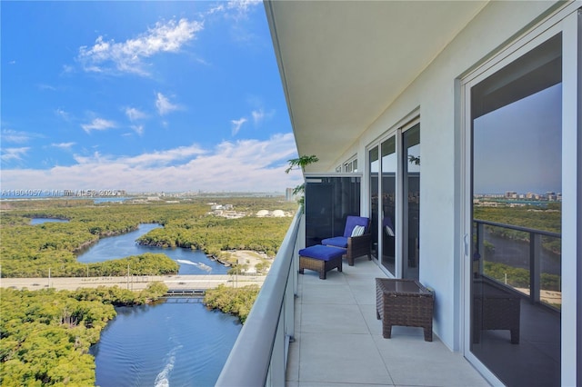 16385 Biscayne Blvd Unit 3217, North Miami Beach, FL 33160 - balcony featuring a water view