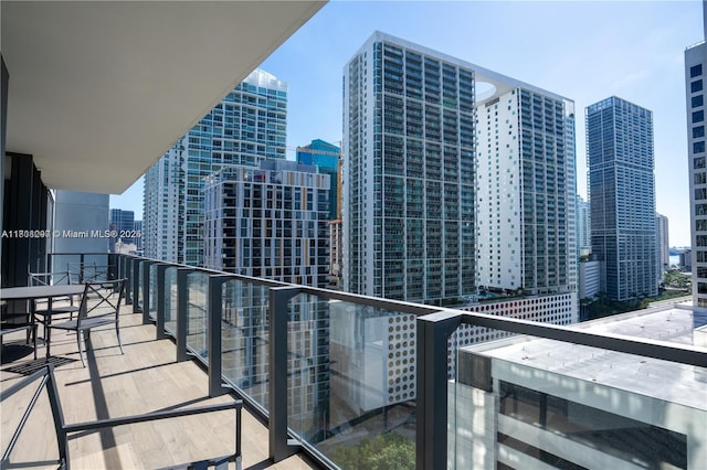 68 SE 6th St Unit 1403, Miami, FL 33131 - balcony with a city view