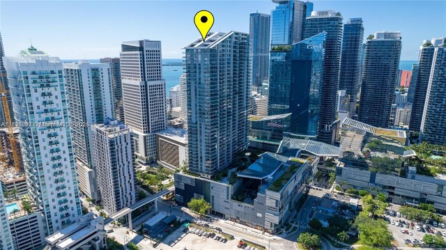 68 SE 6th St Unit 1403, Miami, FL 33131 - city view with a large body of water