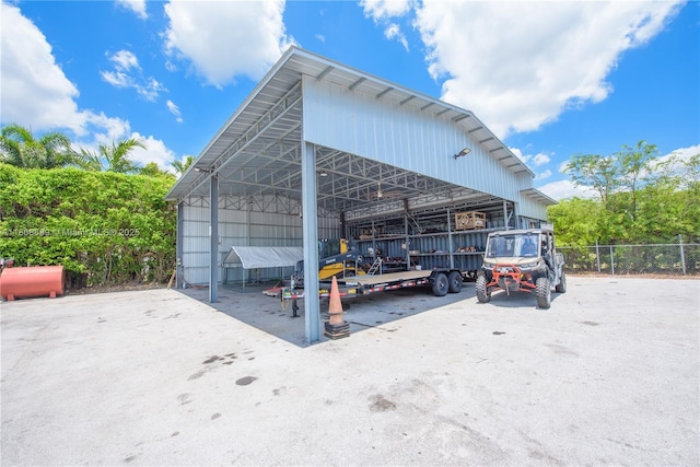 19525 SW 272nd St, Homestead, FL 33031 - view of car parking with a detached carport