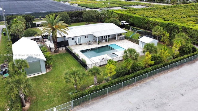 19525 SW 272nd St, Homestead, FL 33031 - view of subject property with a pool
