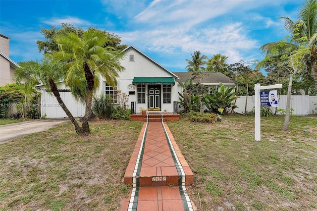 2442 Fillmore St, Hollywood, FL 33020 - view of front of home with stucco siding