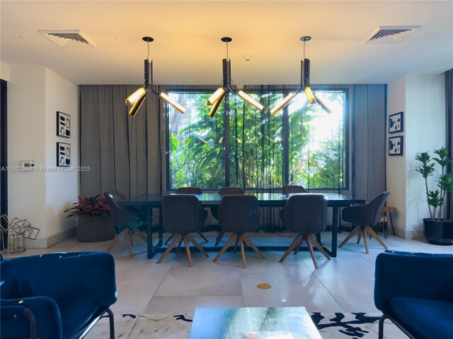 121 NE 34th St Unit 2412, Miami, FL 33137 - dining room with tile patterned flooring