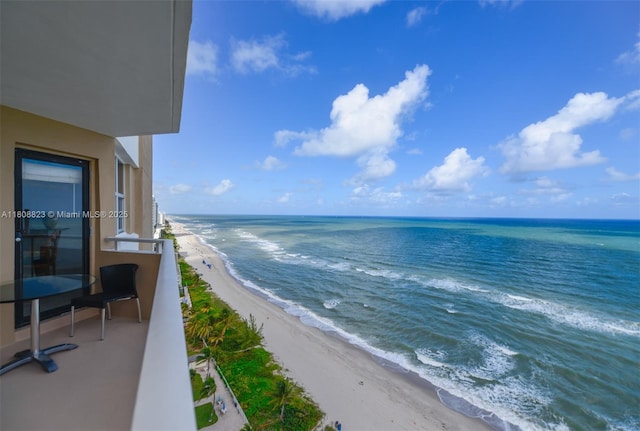 1950 S Ocean Dr Unit 18Q, Hallandale Beach, FL 33009 - water view with nearby beach