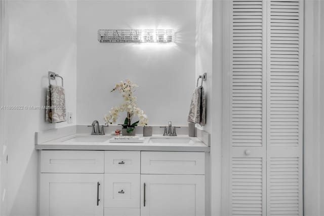 3560 SW 145th Ave, Miramar, FL 33027 - bathroom featuring a closet and double vanity