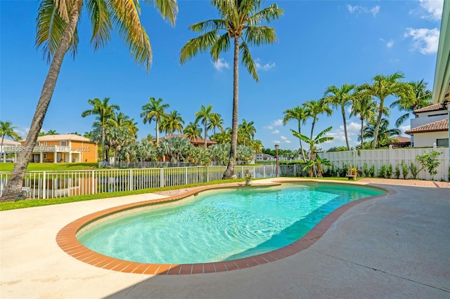 3560 SW 145th Ave, Miramar, FL 33027 - view of swimming pool with a fenced backyard and a patio area