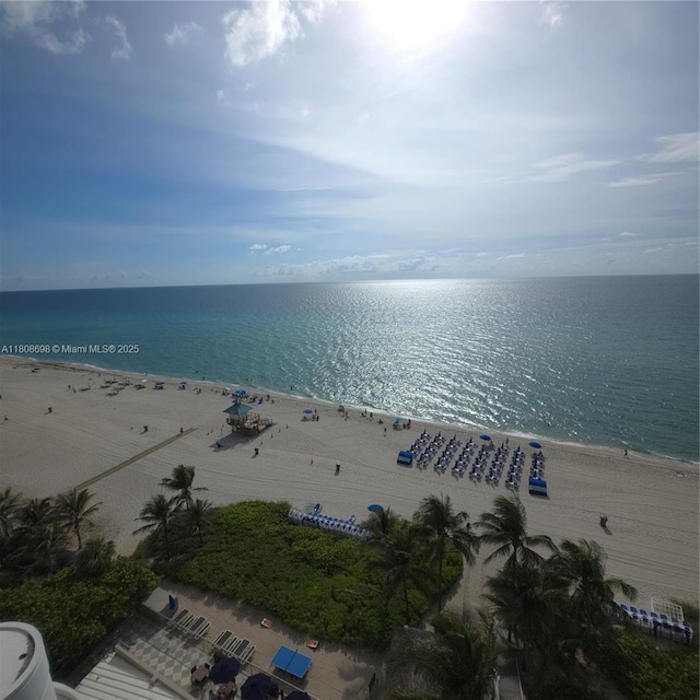 17375 Collins Ave Unit 1101, Sunny Isles Beach, FL 33160 - water view featuring nearby beach