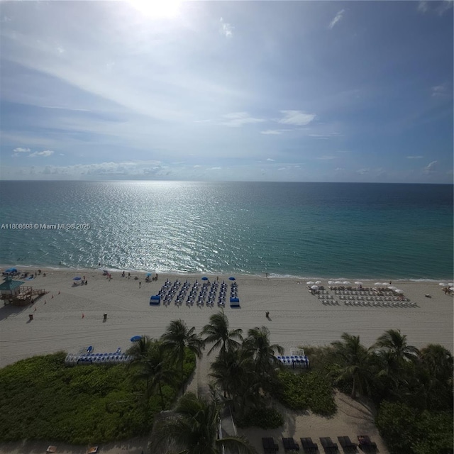 17375 Collins Ave Unit 1101, Sunny Isles Beach, FL 33160 - water view featuring local beach