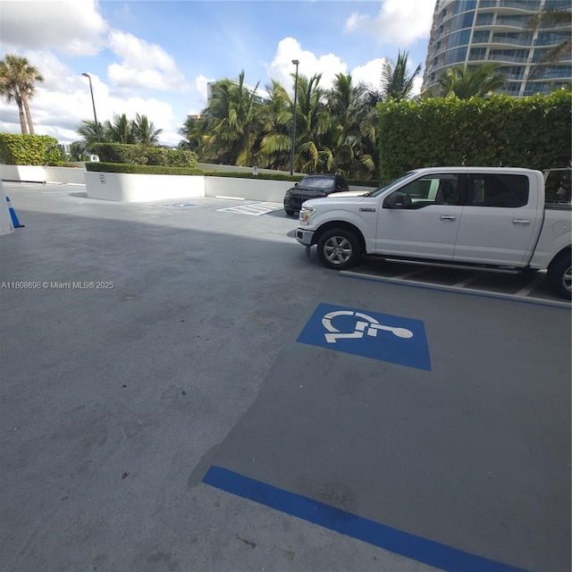 17375 Collins Ave Unit 1101, Sunny Isles Beach, FL 33160 - view of uncovered parking lot