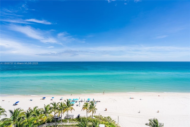 15701 Collins Ave Unit 705, Sunny Isles Beach, FL 33160 - water view featuring nearby beach