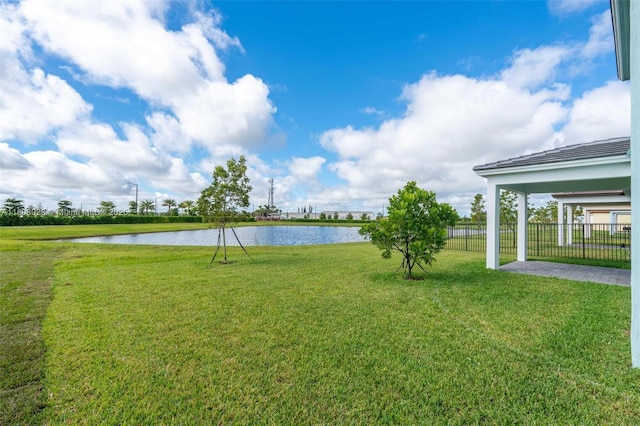 16450 Sea Turtle Pl, Loxahatchee, FL 33470 - view of yard with a water view