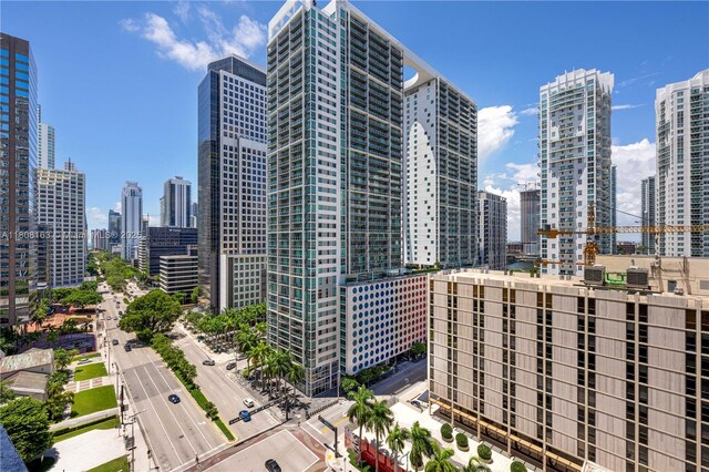 485 Brickell Ave Unit 1604, Miami, FL 33131 - water view with city skyline