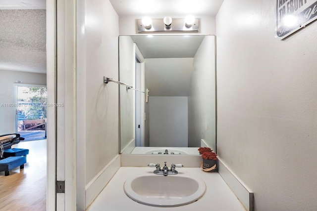 6870 SW 45th Ln Unit 8, Miami, FL 33155 - bathroom featuring vanity and wood finished floors