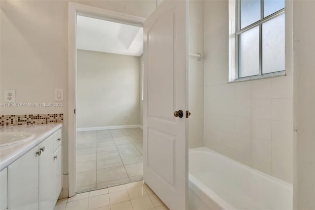 8199 W 36th Ave Unit 5, Hialeah, FL 33018 - bathroom with vanity and tile patterned floors