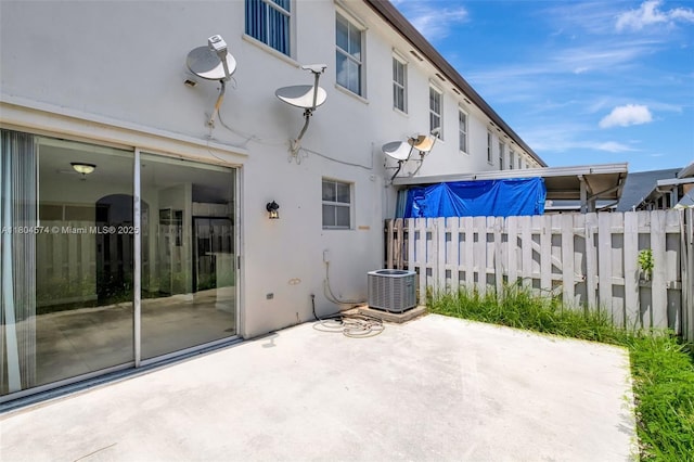 8199 W 36th Ave Unit 5, Hialeah, FL 33018 - view of patio / terrace featuring central AC unit