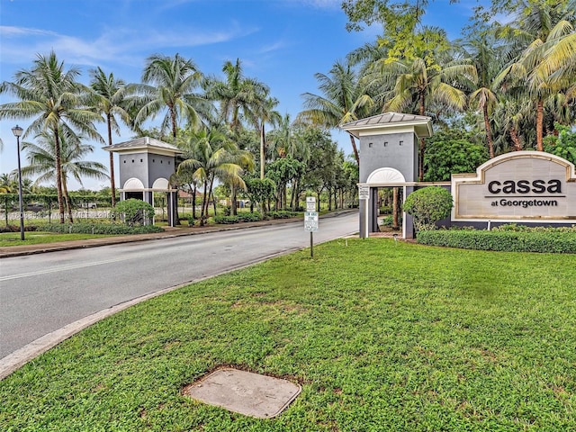 3502 NW 13th St, Lauderhill, FL 33311 - community sign with a lawn