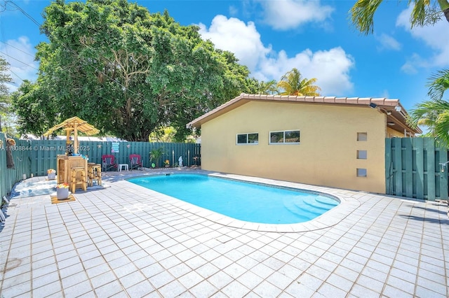 1520 N 25th Ave, Hollywood, FL 33020 - view of pool with a patio area and a fenced backyard