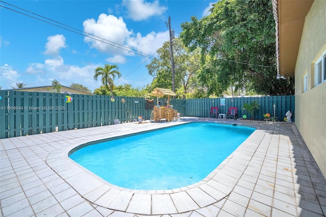 1520 N 25th Ave, Hollywood, FL 33020 - view of pool featuring a fenced backyard and a patio