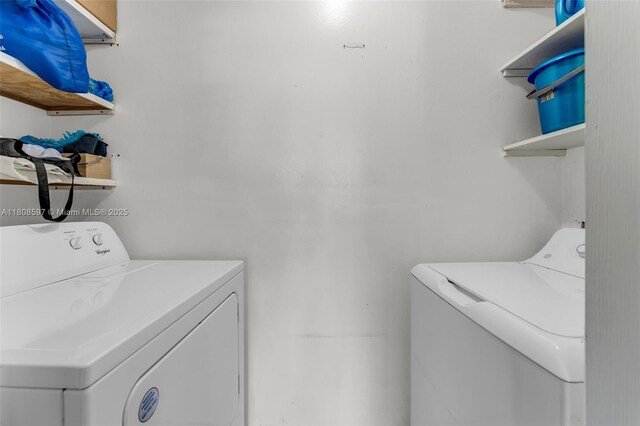 10362 SW 208th Ln, Cutler Bay, FL 33189 - laundry room featuring separate washer and dryer