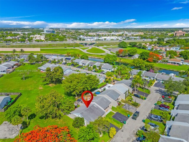 10362 SW 208th Ln, Cutler Bay, FL 33189 - aerial perspective of suburban area with a nearby body of water