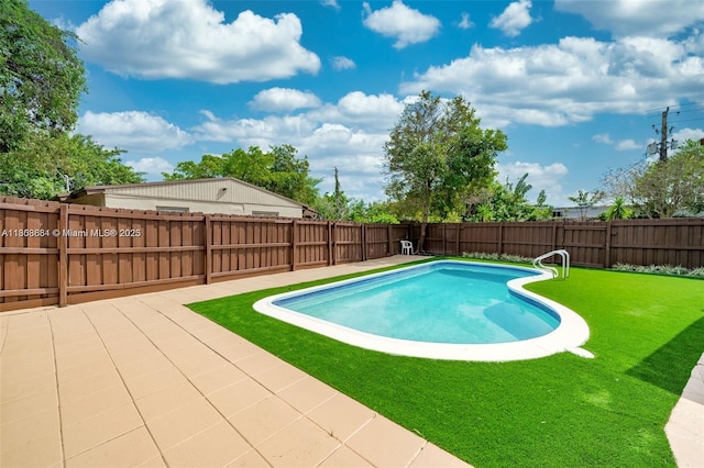 2447 Fletcher St, Hollywood, FL 33020 - view of pool featuring a patio area