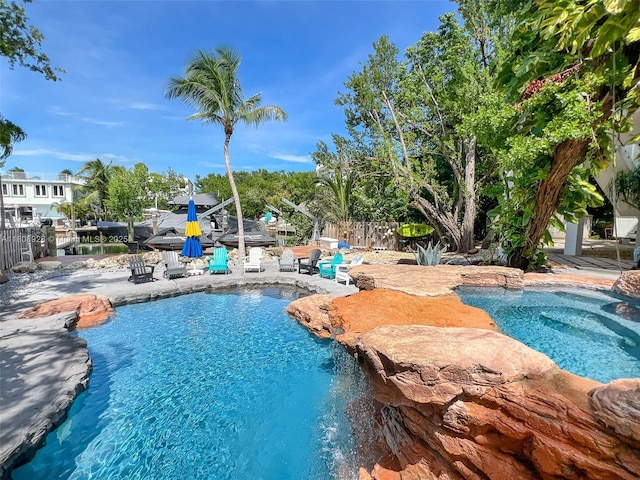 168 Indian Mound Trl, Tavernier, FL 33070 - outdoor pool with a patio area