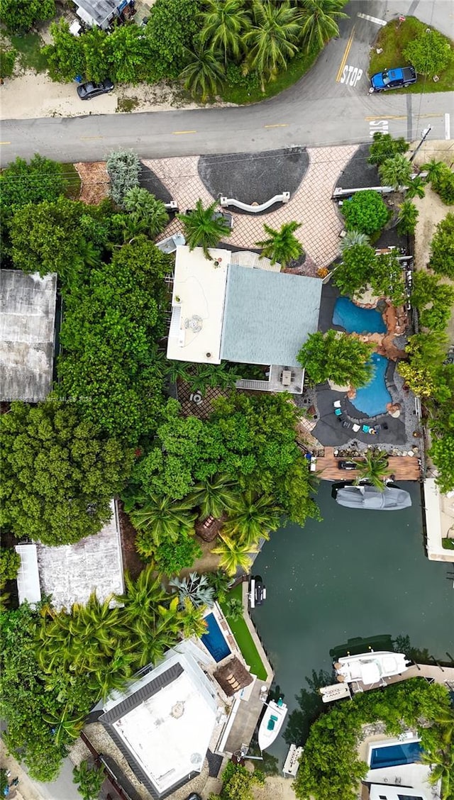 168 Indian Mound Trl, Tavernier, FL 33070 - drone / aerial view of a pool