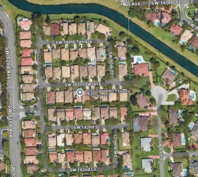 9058 SW 161st Ter, Palmetto Bay, FL 33157 - aerial overview of property's location